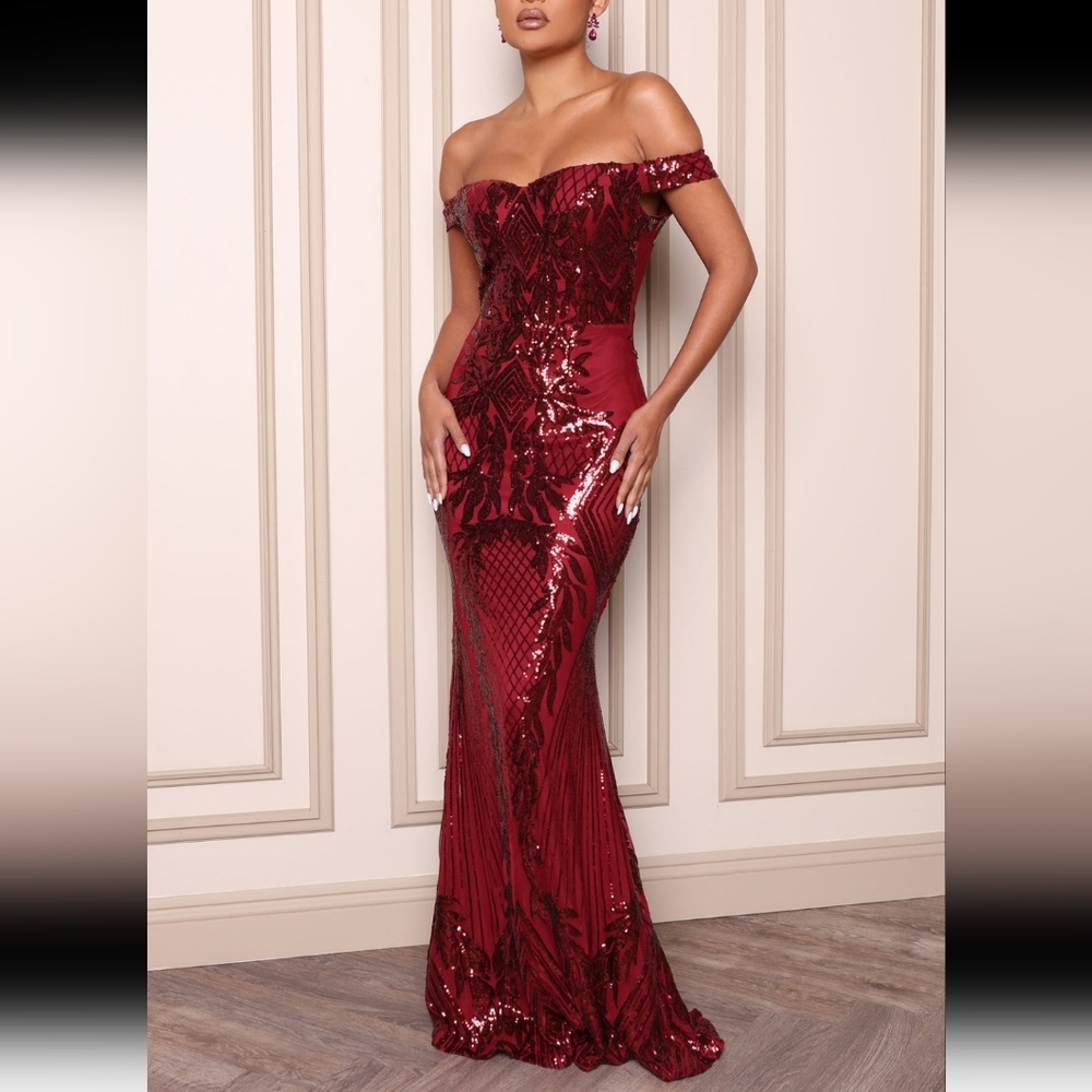 Sequin Fashion Nova Dress